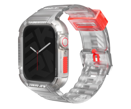 Pasek do smartwatchy Skinarma Saido 2in1 Apple Watch 45/44mm clear